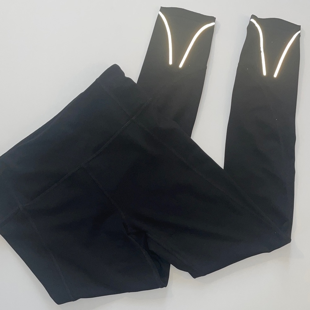 Athleta Leggings with Reflective Accents | xs
